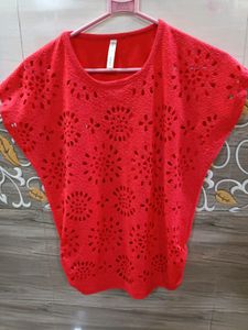 Netted Orange Top