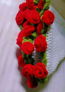 Crochet Rose Flower Bouquet