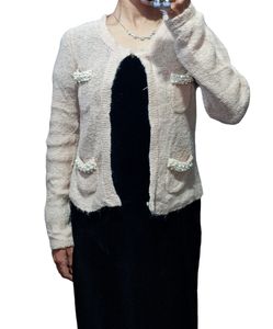 Korean Short Jacket With Detachable Lace