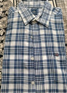 Arrow Blue &amp; White Plaid Shirt