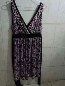 Paisley Print Dress