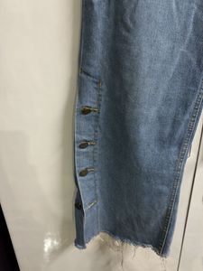 Wide Leg Denim Jeans High Waist