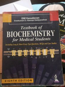 Text Book Of Biochemistry DM Vasudevan