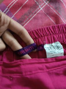 Floral Pink Kurta+Pants Set
