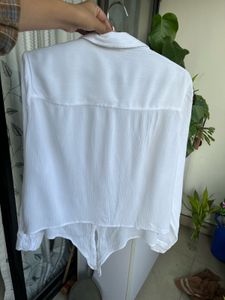 H&amp;M Button Down Tie Up Shirt