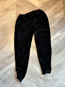Black Velvet Sequin Joggers