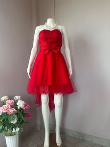 Premium Party Wear Red Dress