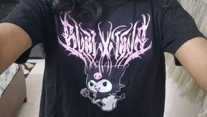 Kuromi Hello Kitty Graphic Tee