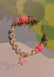 Custom Name Beaded Bracelet