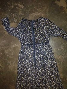 Floral Print Long Sleeve Dress