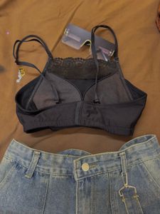 Lace Detail Bralette sexy32-34.5