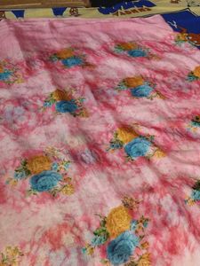 MODREN BLOUSE PINK SAREE