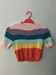 Rainbow Crop Top