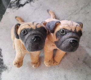 Pug Plush Toys 2pcs