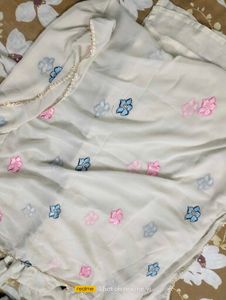 Elegant Floral Embroidered Kurti Set