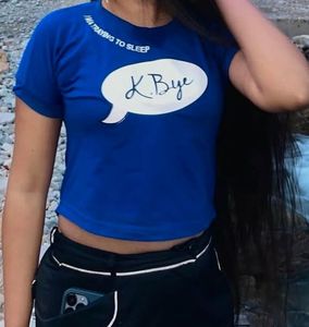 BLUE T-SHIRT TOP