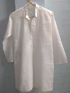 White Cotton Kurta