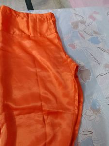 Rear Shimer Kurta With Satin Salwaar