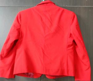 Red Maroon Blazer For 10-12 Yr Boy/girl