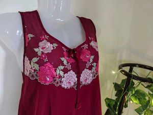 Elegant Floral Mesh Top