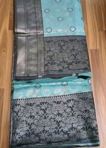 Elegant Turquoise Saree