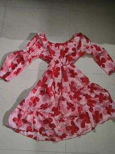 Floral Print Tiered Dress