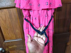 Pink Printed Dress