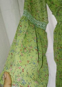 Green Floral Maxi Dress