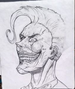 Pencil Sketch Art Of Joker 100% Hand Made