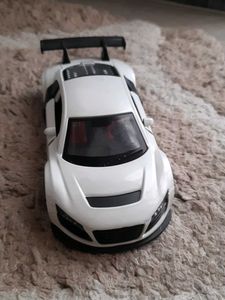 White Sports Car Model