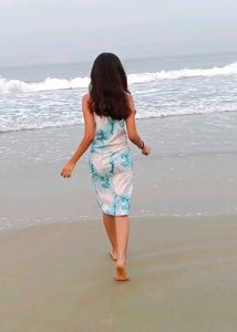 Tie-Dye Bodycon Midi Dress