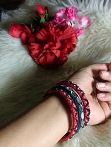Handmade Navratri Bangles For One Hand