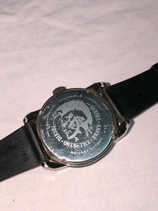 Diesel Watch - Black Leather Band