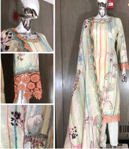 Original Pakistani Elegant Kurta Set & Dupatta