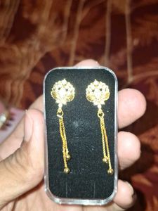 Gold Plated Dangler Earrings