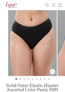 Brand New Lux Lyra Hipster Panties - 2 Pack