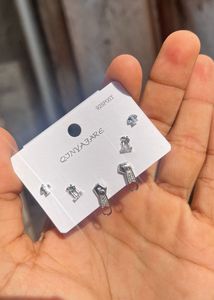 Premium Silver Finish Earrings