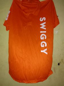 Combo Of Swiggy Bag And T Shirt🟠