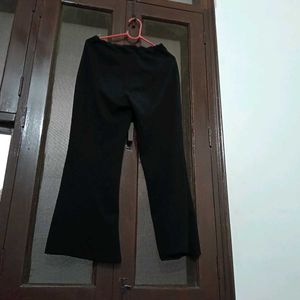Black Flared Trousers