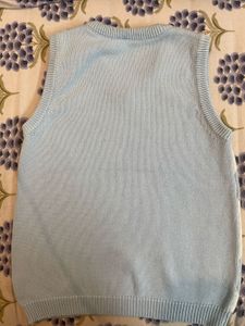 argyle knit sweater vest