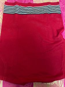 Smart Red Sweater Machine Made