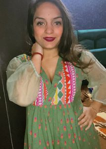 Green Ethnic Dress