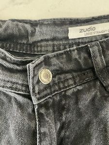 (reserved) Zudio Cargo Pants (Black Bleached)