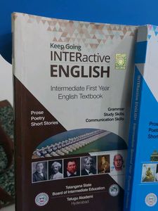 Intermediate English Textbooks | Telangana State Board