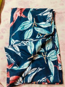 Navy Blue Colour Single Bed Sheet