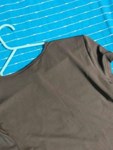 H&amp;m Brown Casual Top