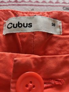 Orange Cubus Shorts
