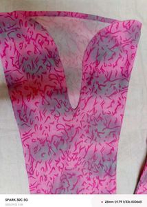 Pink Patterned Palazzo Pants