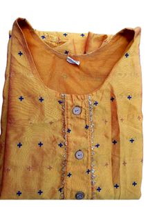 New Golden Kurta