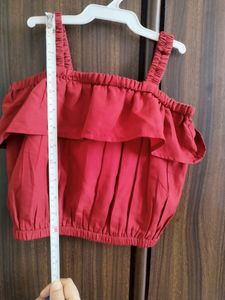 Lilpicks Maroon Coord Set 7-8 Years